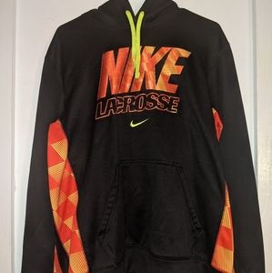 Nike Lacrosse Fire Orange Hoodie